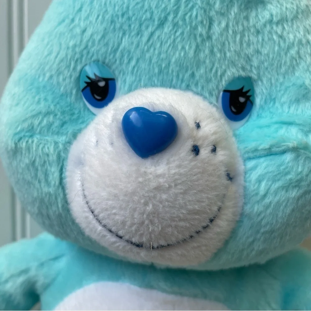 CARE BEARS 12” Blue BEDTIME Bear Plush Stuffed Animal Moon Star Nanco Plush Toy